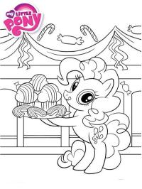 Pinkie Pie con tarta