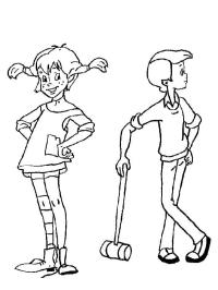 Pippi Calzaslargas y Tommy