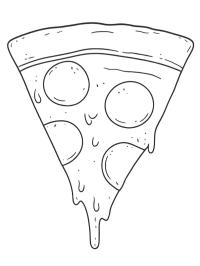 Porción de pizza de pepperoni