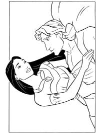 Pocahontas y John Smith