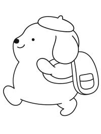 Pompompurin va a la escuela