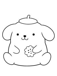 Pompompurin con galleta