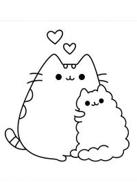 Pusheen y Stormy