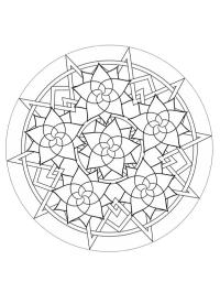 Rosas mandala