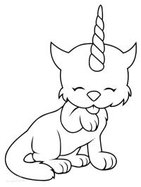 Lindo gato unicornio