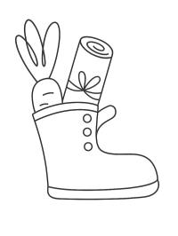 Zapato con zanahoria