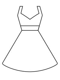 vestido sencillo