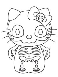 Hello Kitty esqueleto