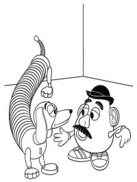 Slinky Dog y el Señor Cara de Papa