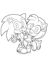 Sonic y Amy Rose