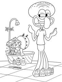Bob Esponja y Calamardo Tentáculos