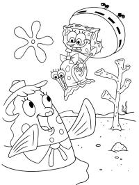 Bob Esponja, Gary el caracol y señora Puff