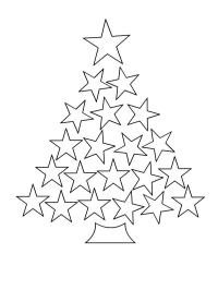 Árbol de Navidad de estrellas