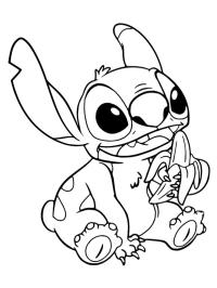 Stitch se come un plátano