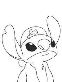 Stitch con gorra