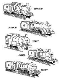 Trenes, Edward, Gordon, Percy, James y Henry