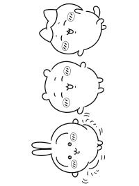 Usagi, Chiikawa y Hachiware