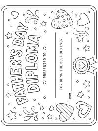 Diploma del Día del Padre
