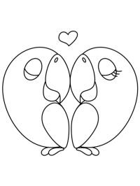 Pájaros enamorados