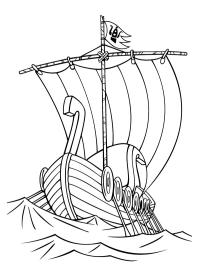 barco vikingo drakkar