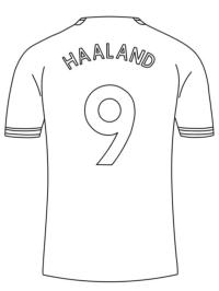 Camiseta de fútbol de Erling Haaland