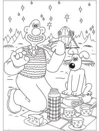 wallace y gromit picnic