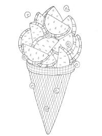 helado de sandía