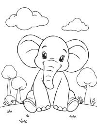 Elefante sentado