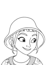 Zoey con sombrero (Las guerreras K-pop)