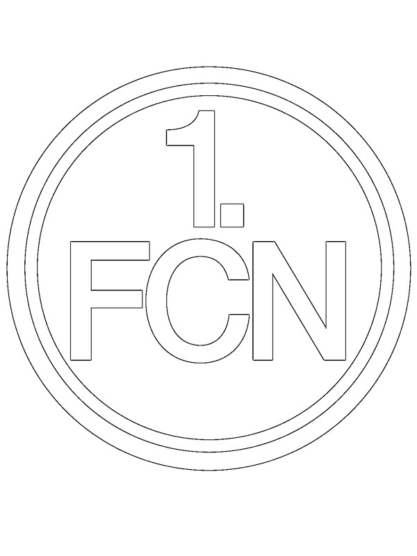 Dibujo de 1. FC Núremberg para Colorear Dibujo de 1. FC Núremberg para Colorear