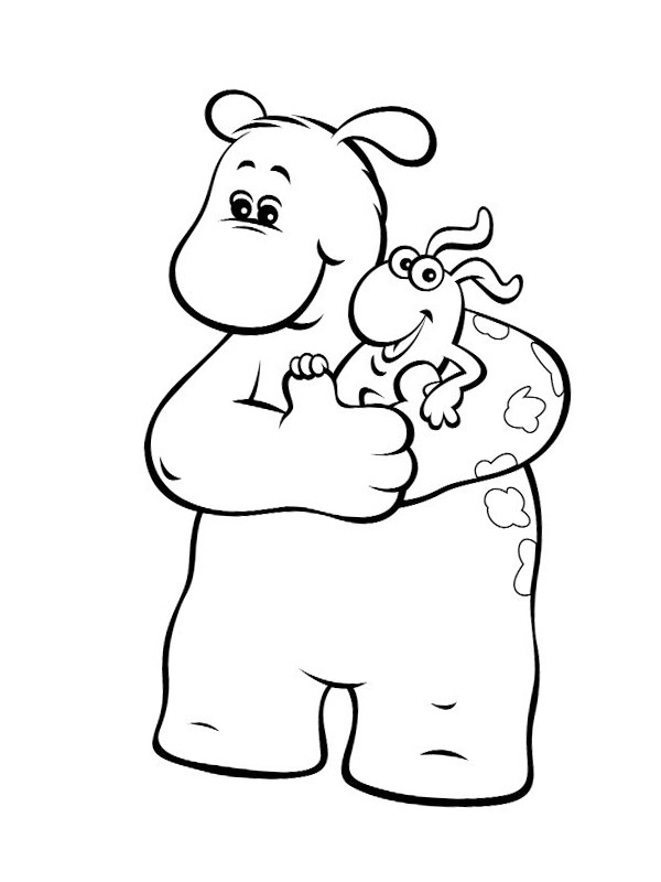 Dibujo de Bol y Smik para Colorear Dibujo de Bol y Smik para Colorear
