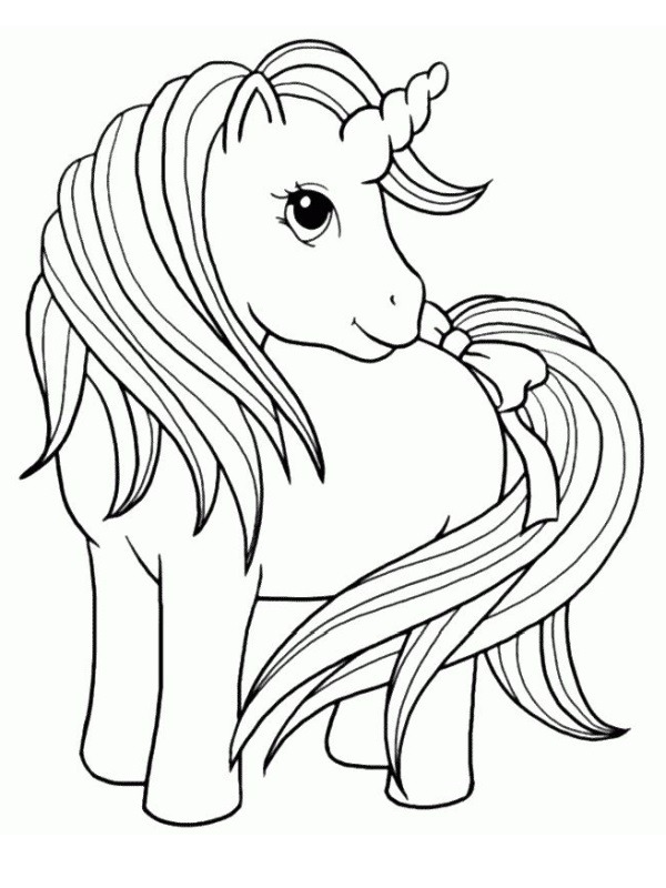 Dibujos Para Colorear Unicornio Dibujosparaimprimires 