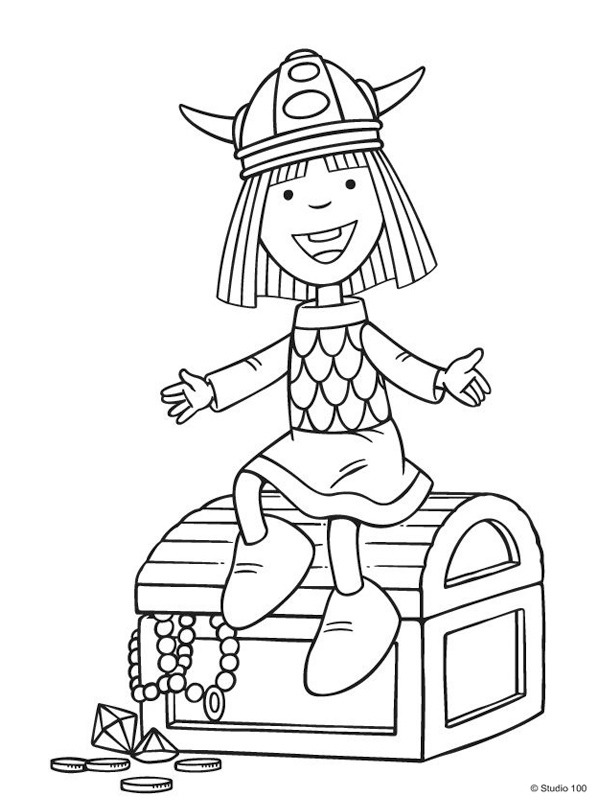 Dibujo de Vickie para Colorear Dibujo de Vickie para Colorear