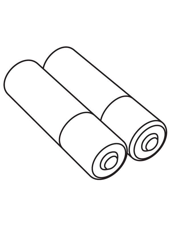 Dibujo de dos baterias para Colorear Dibujo de dos baterias para Colorear