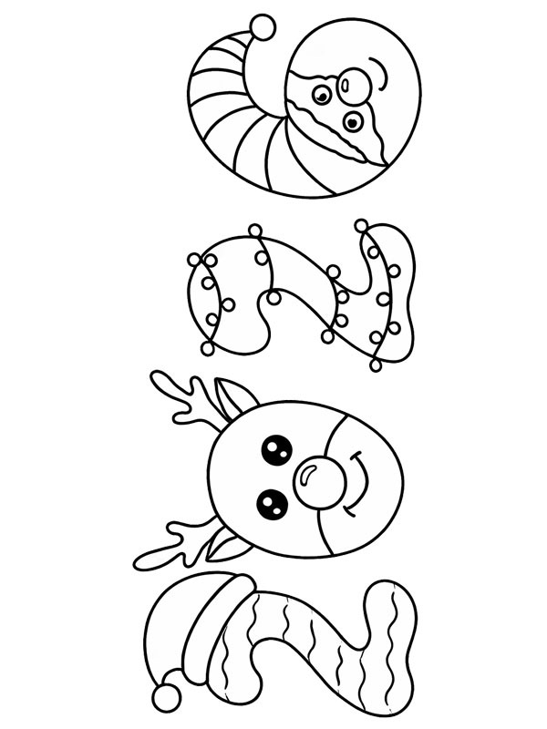 Dibujo de 2026 para Colorear