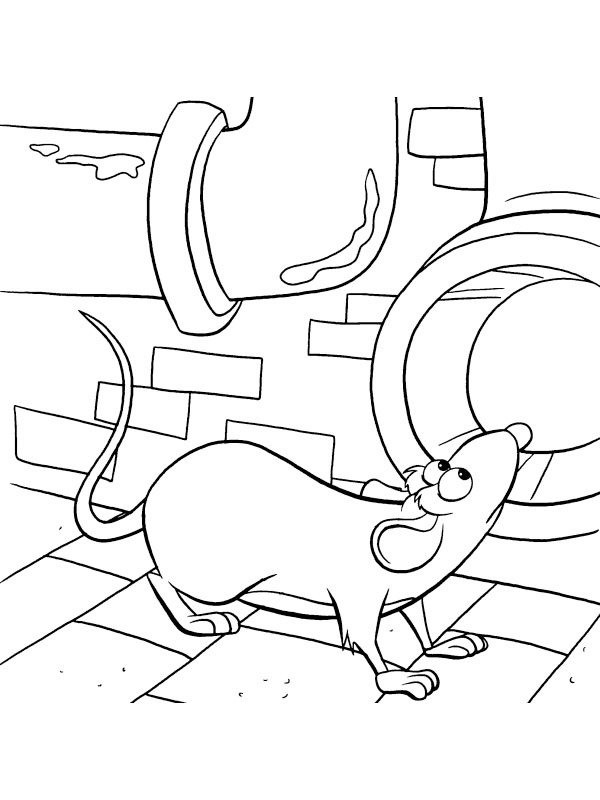 Dibujo de Remy (Ratatouille) para Colorear Dibujo de Remy (Ratatouille) para Colorear