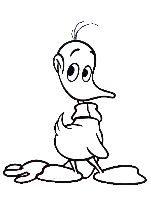 Dibujo de Alfred jodocus quack para Colorear