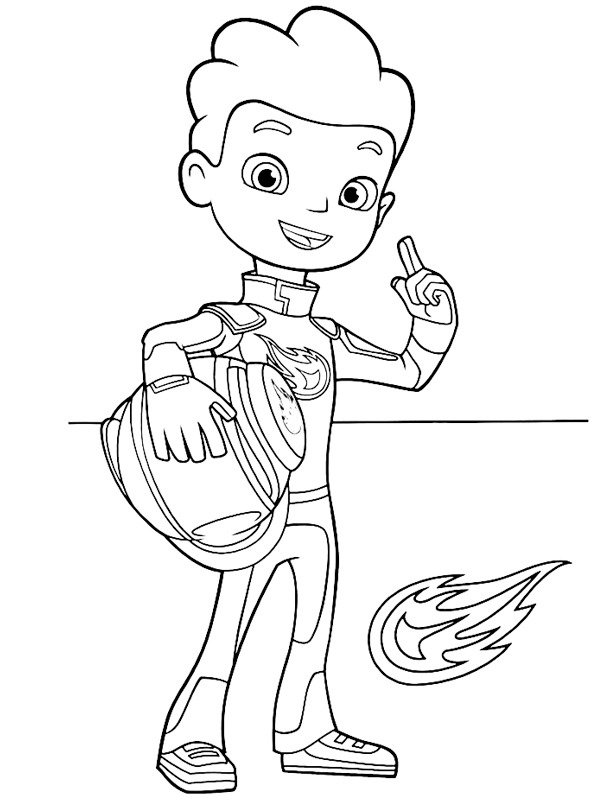 Blaze And The Monster Machines Aj Coloring Pages Free Printable | Porn ...