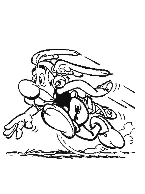 Dibujo de asterisco corre para Colorear Dibujo de asterisco corre para Colorear
