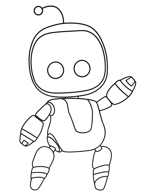 Dibujo de Astro Bot para Colorear Dibujo de Astro Bot para Colorear