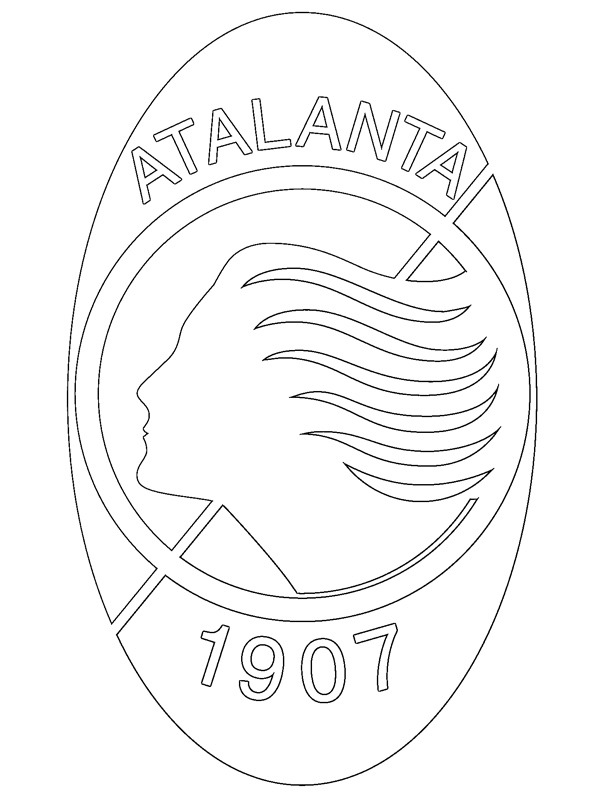 Dibujo de Atalanta Bergamasca Calcio para Colorear