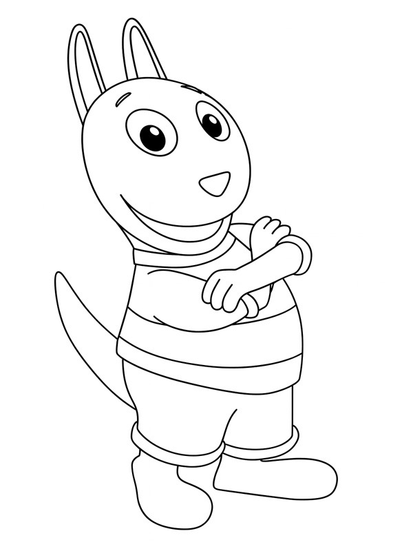 Dibujo de Austin (Backyardigans) para Colorear Dibujo de Austin (Backyardigans) para Colorear
