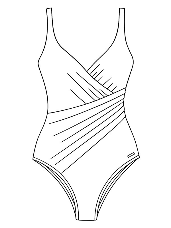 Dibujo de Malla enteriza para Colorear Dibujo de Malla enteriza para Colorear
