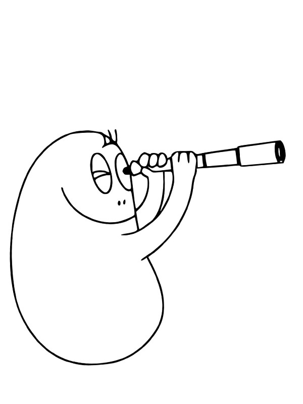 Dibujo de Barbabrillo para Colorear Dibujo de Barbabrillo para Colorear
