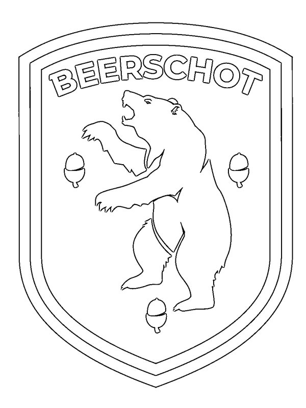 Dibujo de KFCO Beerschot Wilrijk para Colorear
