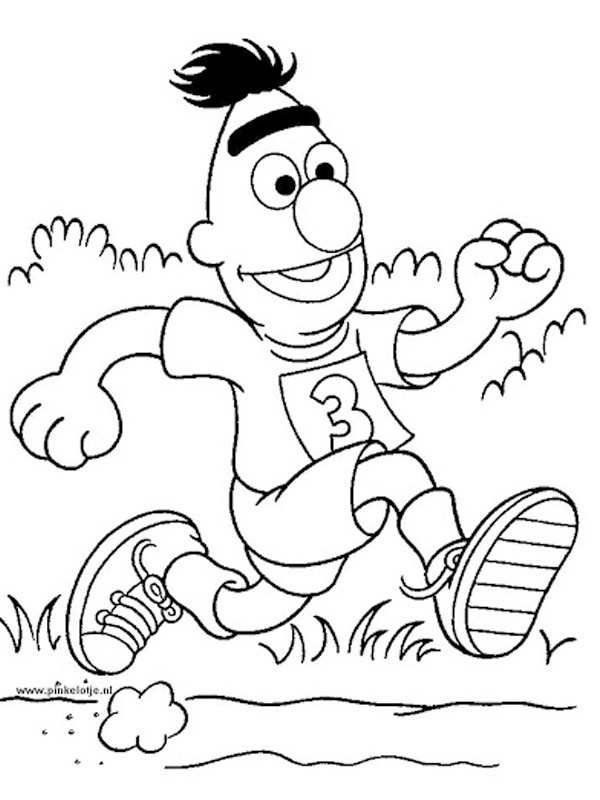 Dibujo de Bert para Colorear Dibujo de Bert para Colorear