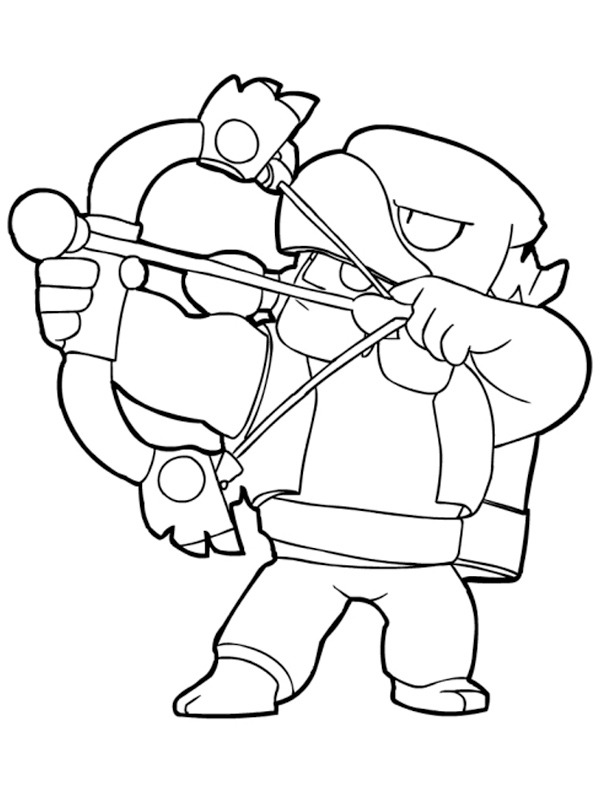 Dibujo de Brawl Stars Bo para Colorear Dibujo de Brawl Stars Bo para Colorear