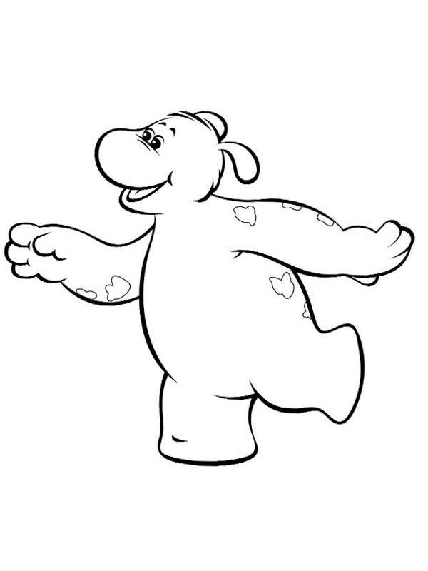 Dibujo de Bol danzando para Colorear Dibujo de Bol danzando para Colorear