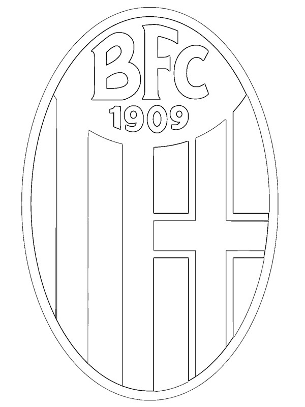 Dibujo de Bologna Football Club 1909 para Colorear