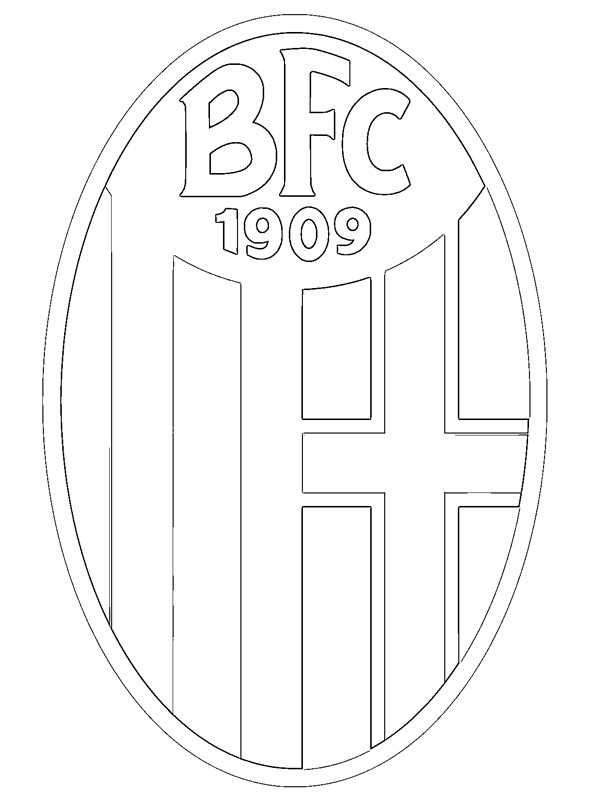 Dibujo de Bologna Football Club 1909 para Colorear Dibujo de Bologna Football Club 1909 para Colorear